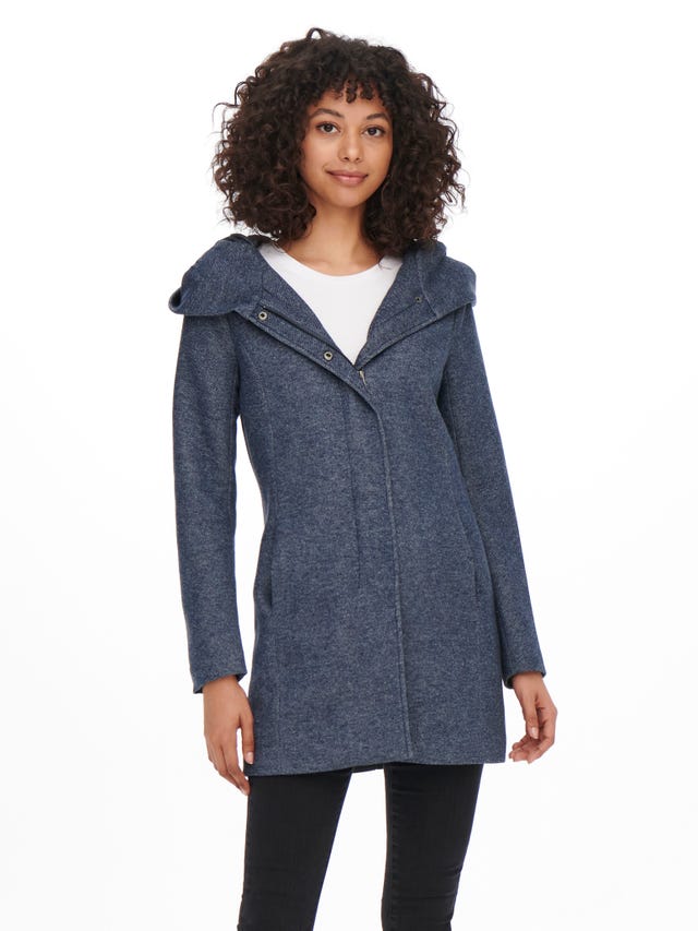 ONLY Coat with hood - 15142911