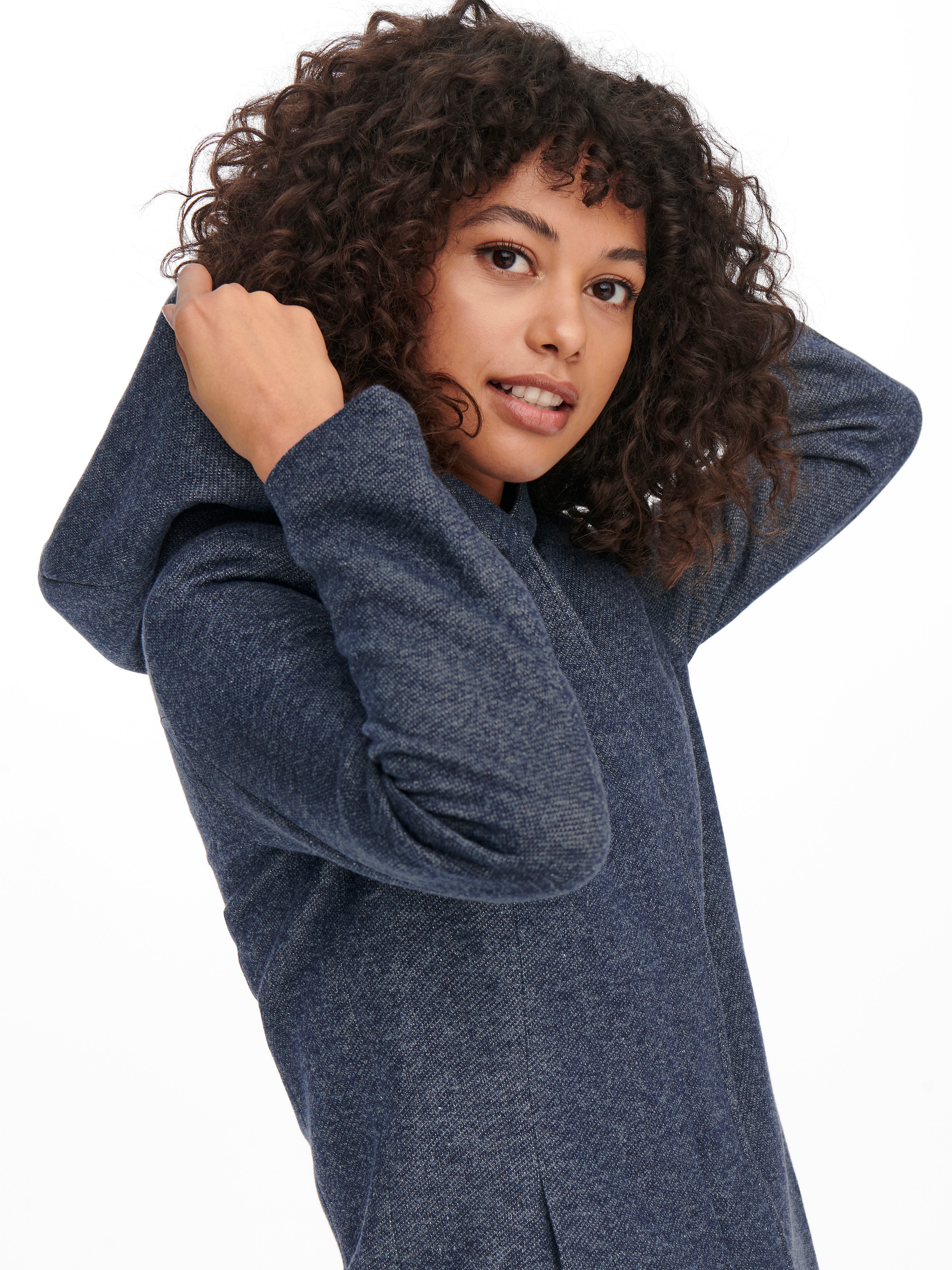 Coat with hood | Dark Blue | ONLY®