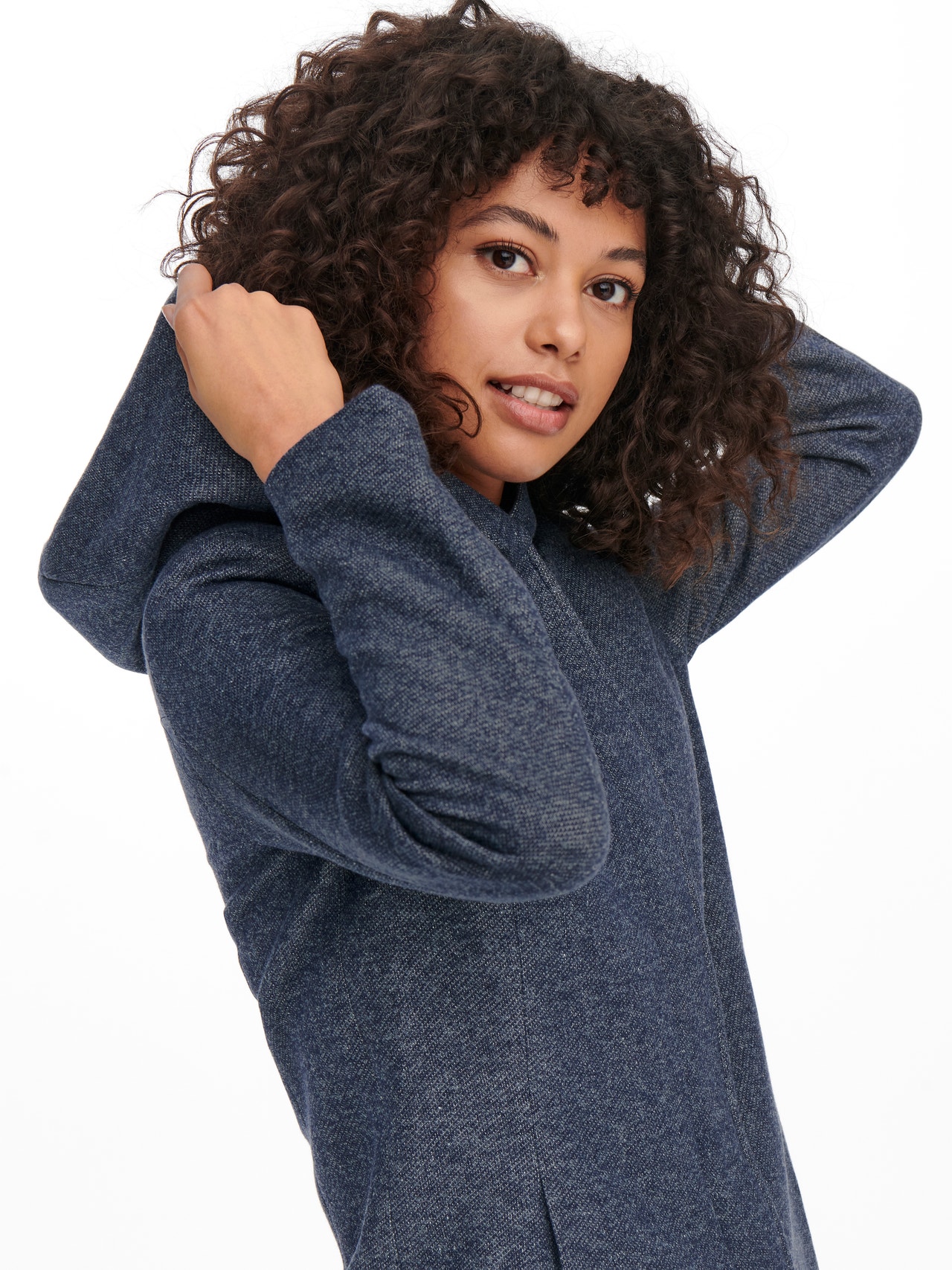 Coat with hood | Dark Blue | ONLY®