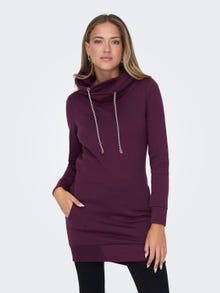 ONLY Regular fit O-hals Sweatshirt -Italian Plum - 15147136