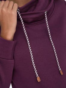 ONLY Regular Fit Round Neck Sweatshirts -Italian Plum - 15147136
