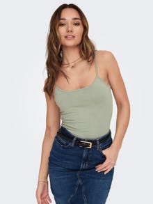 ONLY Couleur unie Top sans manches -Seagrass - 15148401