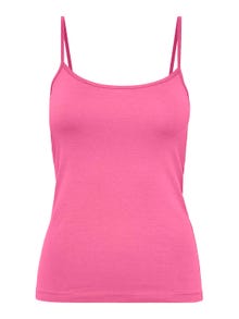 ONLY Unicolor Top sin mangas -Pink Power - 15148401
