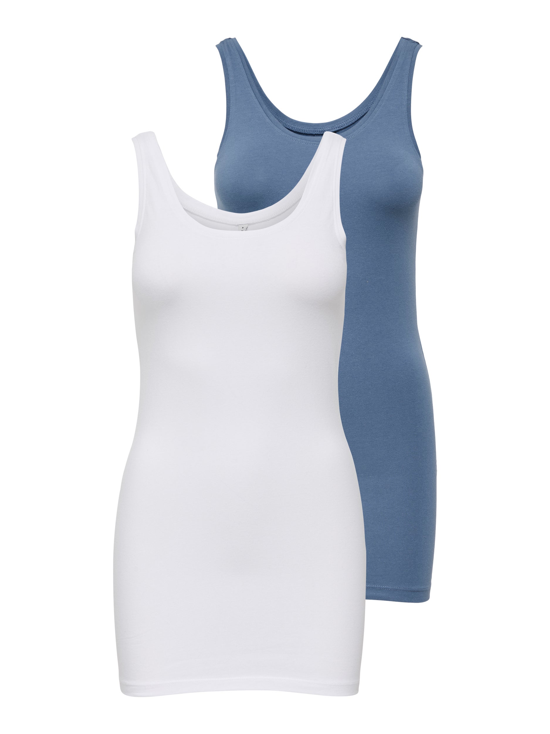 ONLLIVE 2-pack Tank top | Wit | ONLY®
