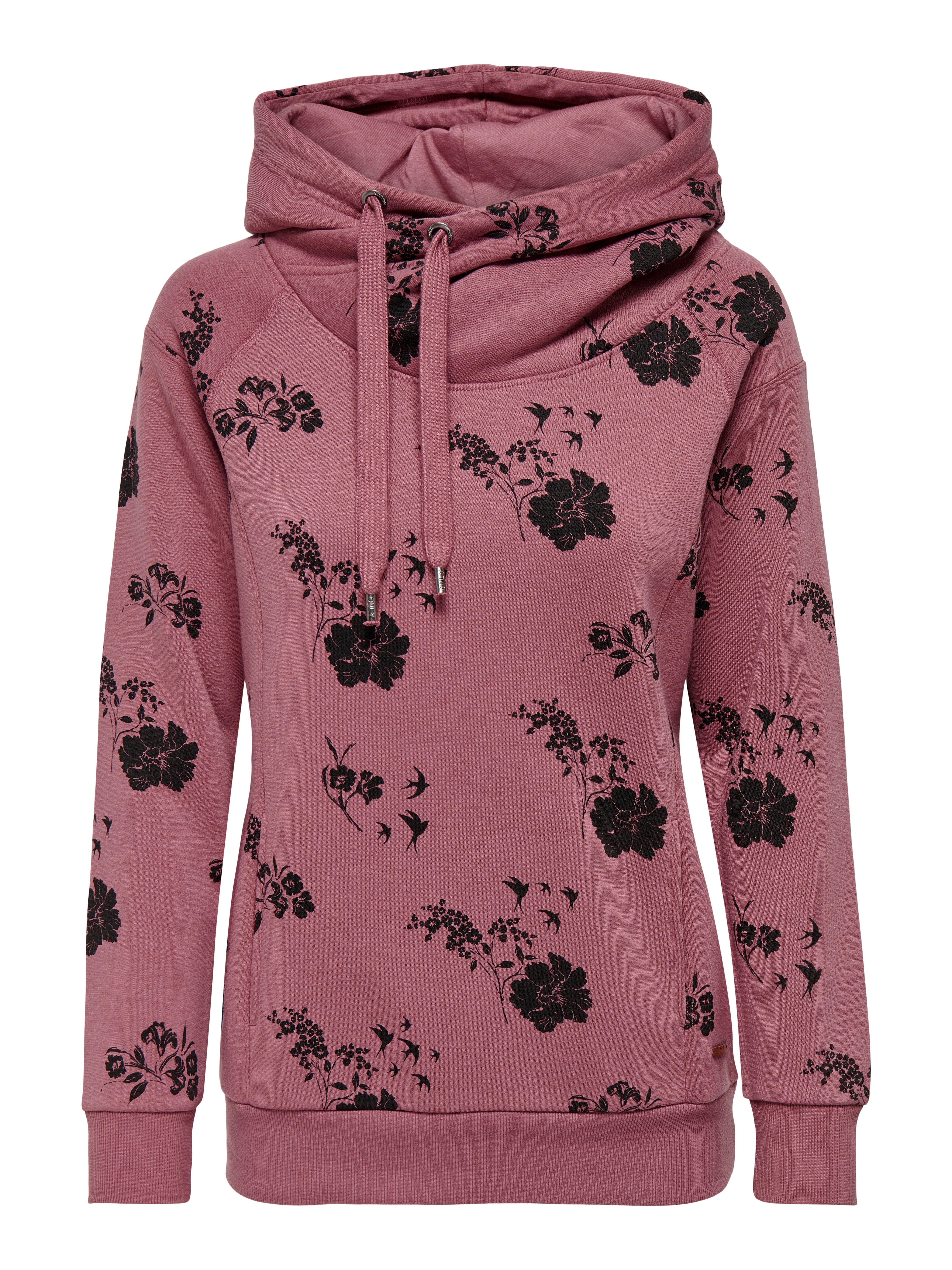 rose fleece hoodie