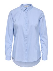 ONLY Tavapärane lõige Särgikrae Nööpidega mansetid Kitsa lõikega varrukad Särk -Cashmere Blue - 15149877