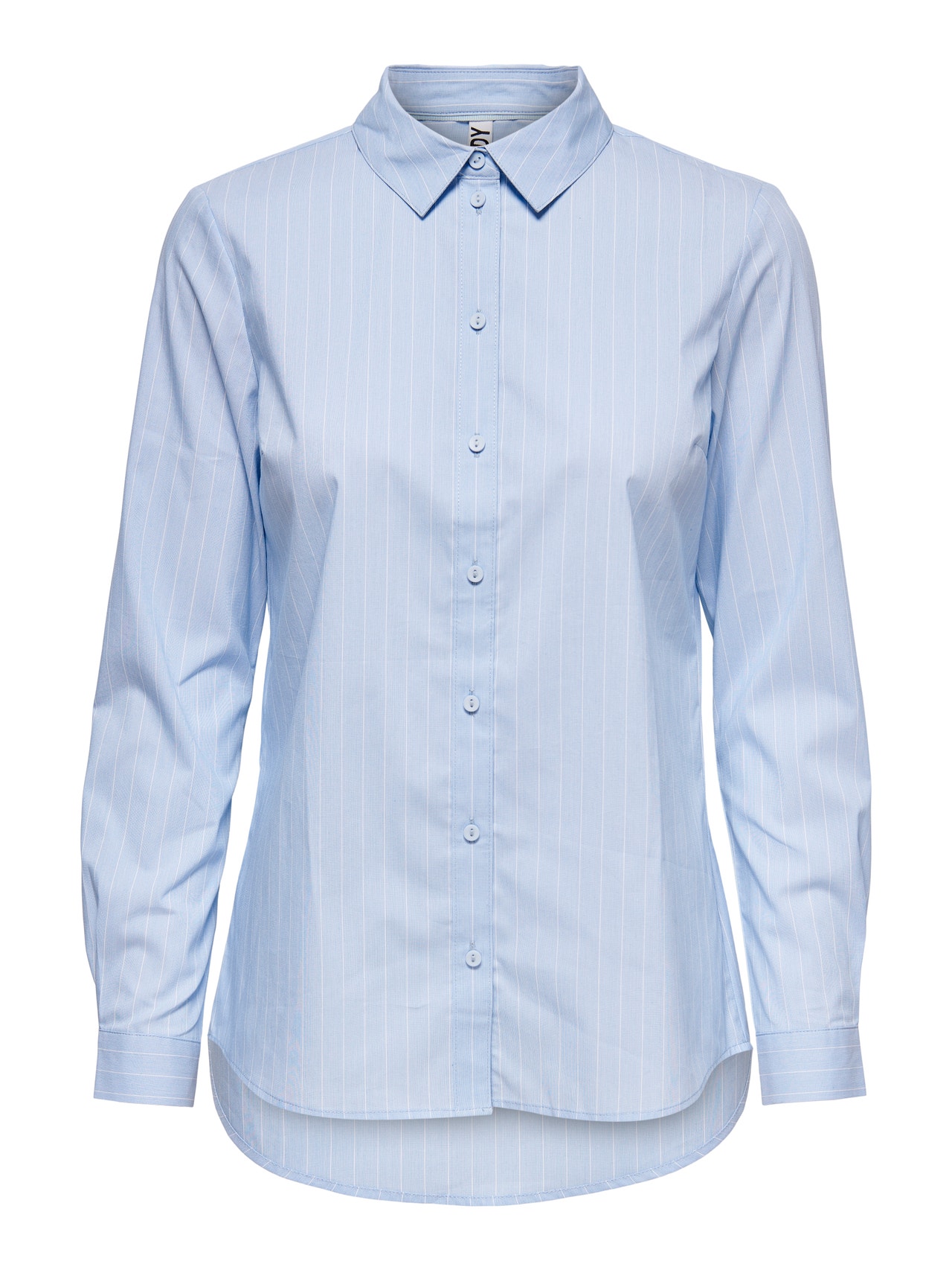 ONLY Regular fit Overhemd kraag Manchetten met knoop Nauwsluitende mouwen Overhemd -Cashmere Blue - 15149877