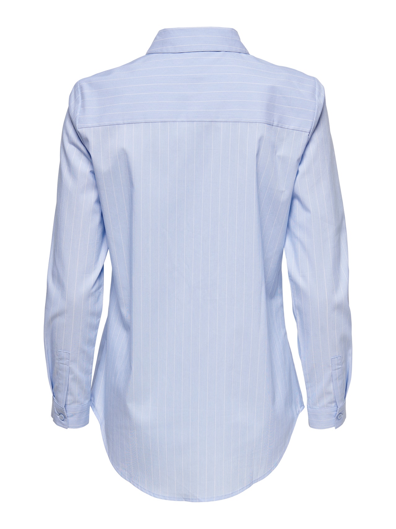 ONLY Chemises Regular Fit Col chemise Poignets boutonnés Manches fines et ajustées -Cashmere Blue - 15149877