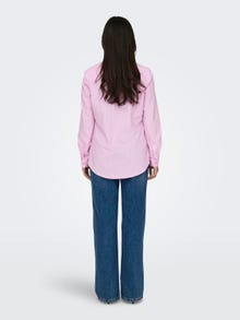 ONLY Regular Fit Shirt collar Buttoned cuffs Slim fitted sleeves Shirt -Begonia Pink - 15149877