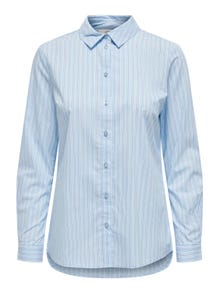 ONLY Regular fit Overhemd kraag Manchetten met knoop Nauwsluitende mouwen Overhemd -Kentucky Blue - 15149877