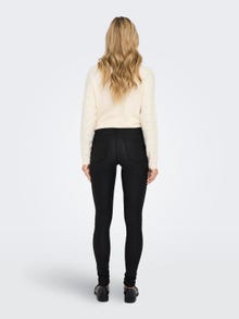 ONLY Pantalons Skinny Fit Taille moyenne -Black - 15151791