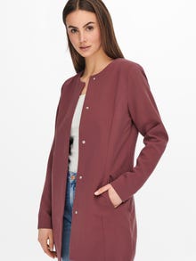 ONLY Manteaux Col rond -Rose Brown - 15152556