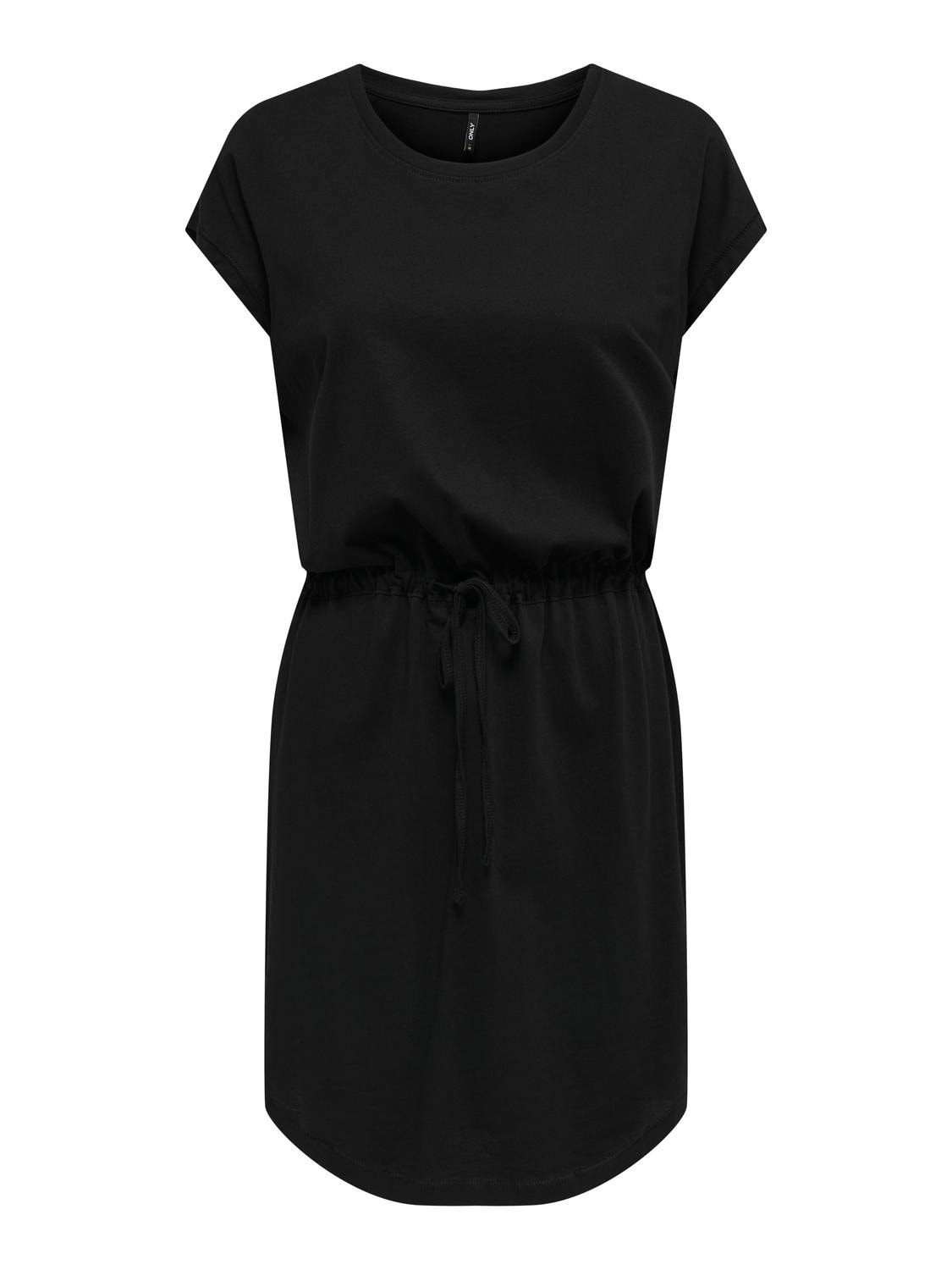 ONLY Loose fit Kortärmad klänning -Black - 15153021