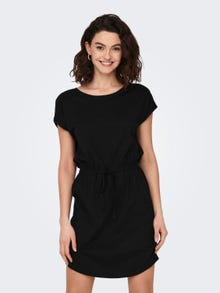ONLY Regular fit O-hals Korte jurk -Black - 15153021