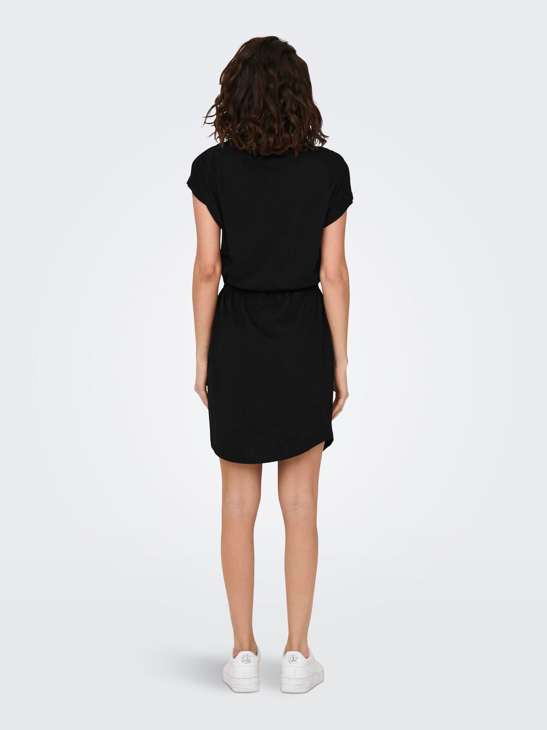 ONLY Mini Løs Kortærmet kjole -Black - 15153021
