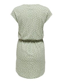 ONLY Mini Loose Short sleeved dress -Desert Sage - 15153021