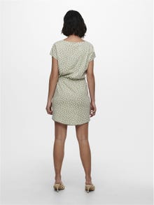 ONLY Lockeres Kleid mit kurzen Ärmeln -Desert Sage - 15153021