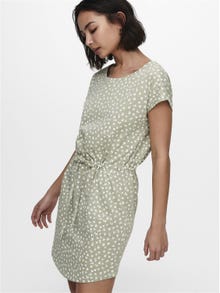 ONLY Loose fit Kortärmad klänning -Desert Sage - 15153021