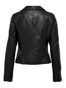 ONLY Reverse Zipped cuffs Jacket -Black - 15153079