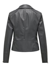 ONLY Reverse Zipped cuffs Jacket -Magnet - 15153079