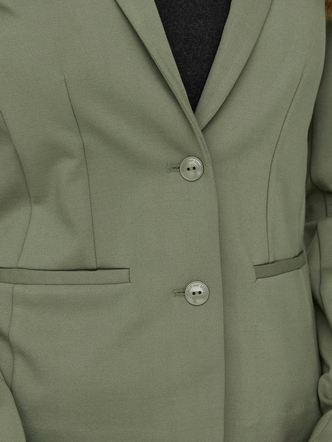 ONLY Blazers Regular Fit Revers en pointe -Deep Lichen Green - 15153144