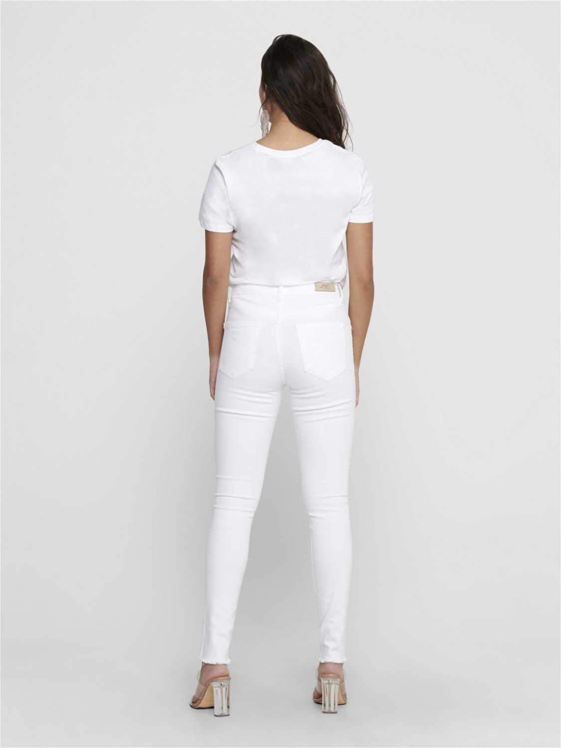 ONLY ONLBlush mid ankle Skinny fit-jeans -White - 15155438