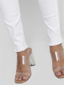 ONLY ONLBLUSH Mid Waist Skinny Ankle Jeans -White - 15155438