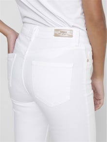 ONLY ONLBlush mid ankle Skinny jeans -White - 15155438