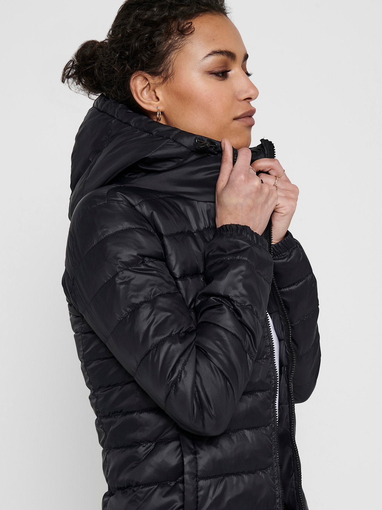 ONLY Short Quilted jacket -Black - 15156569