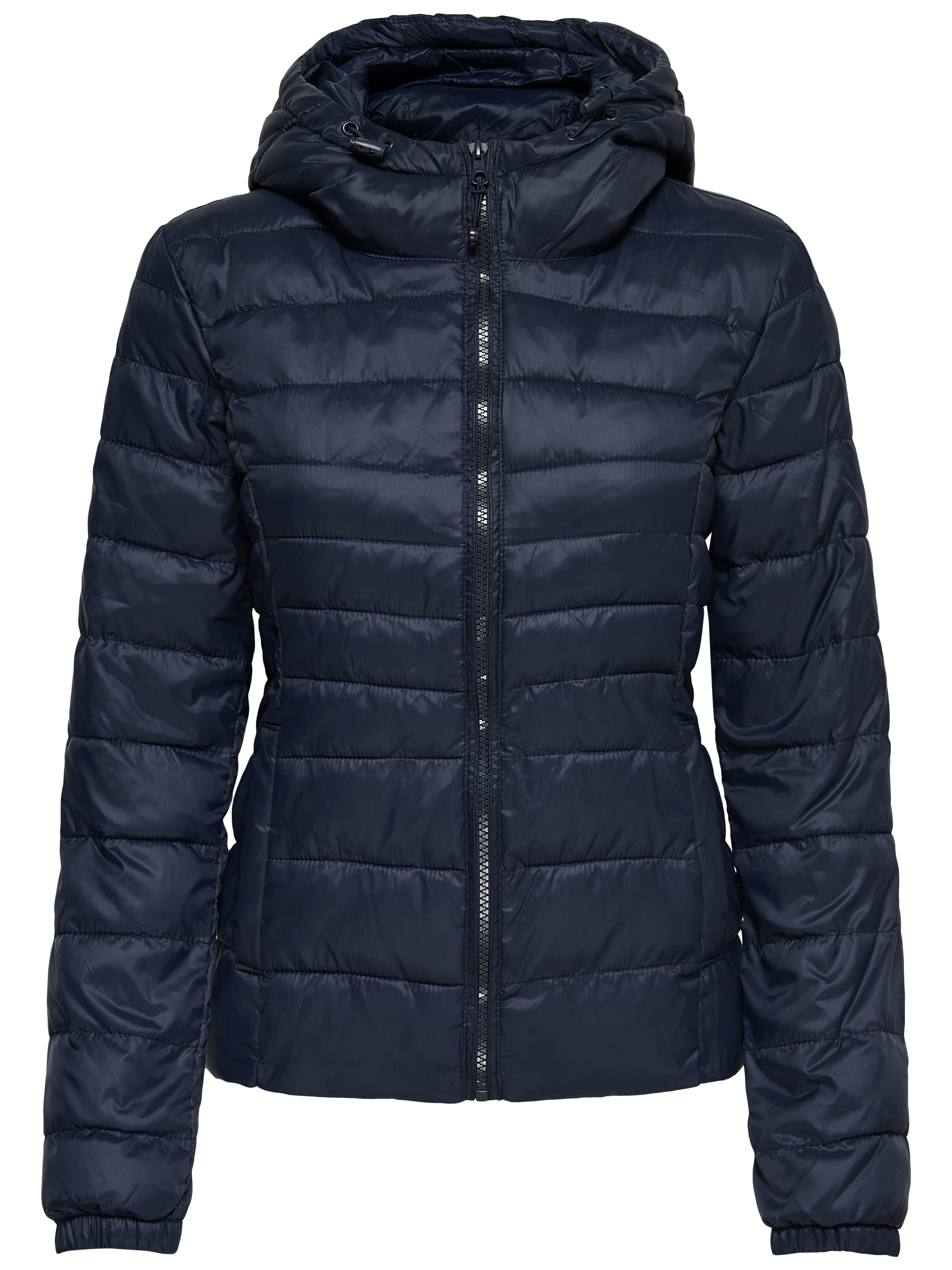 ONLY ONLNEWTAHOE QUILTED HOOD COAT - Manteau court - black/noir ONLY ONLNEWTAHOE QUILTED HOOD COAT - Manteau court - black/noir