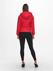 ONLY High stand-up collar Jacket -High Risk Red - 15156569