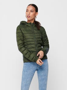ONLY Short Quilted jacket -Forest Night - 15156569