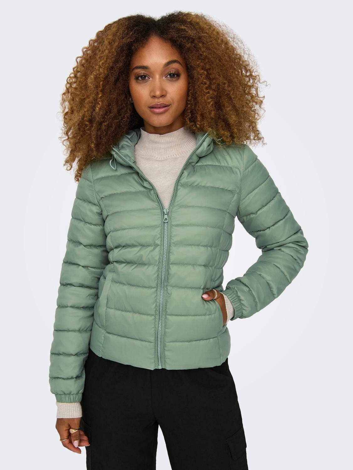 Green Puffer Jackets for Women | ASOS