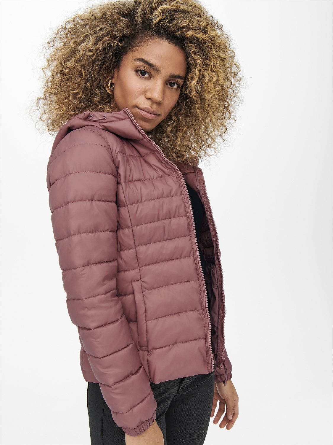 Short lightweight padded on sale jacket