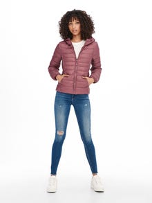 ONLY Short Quilted jacket -Rose Brown - 15156569