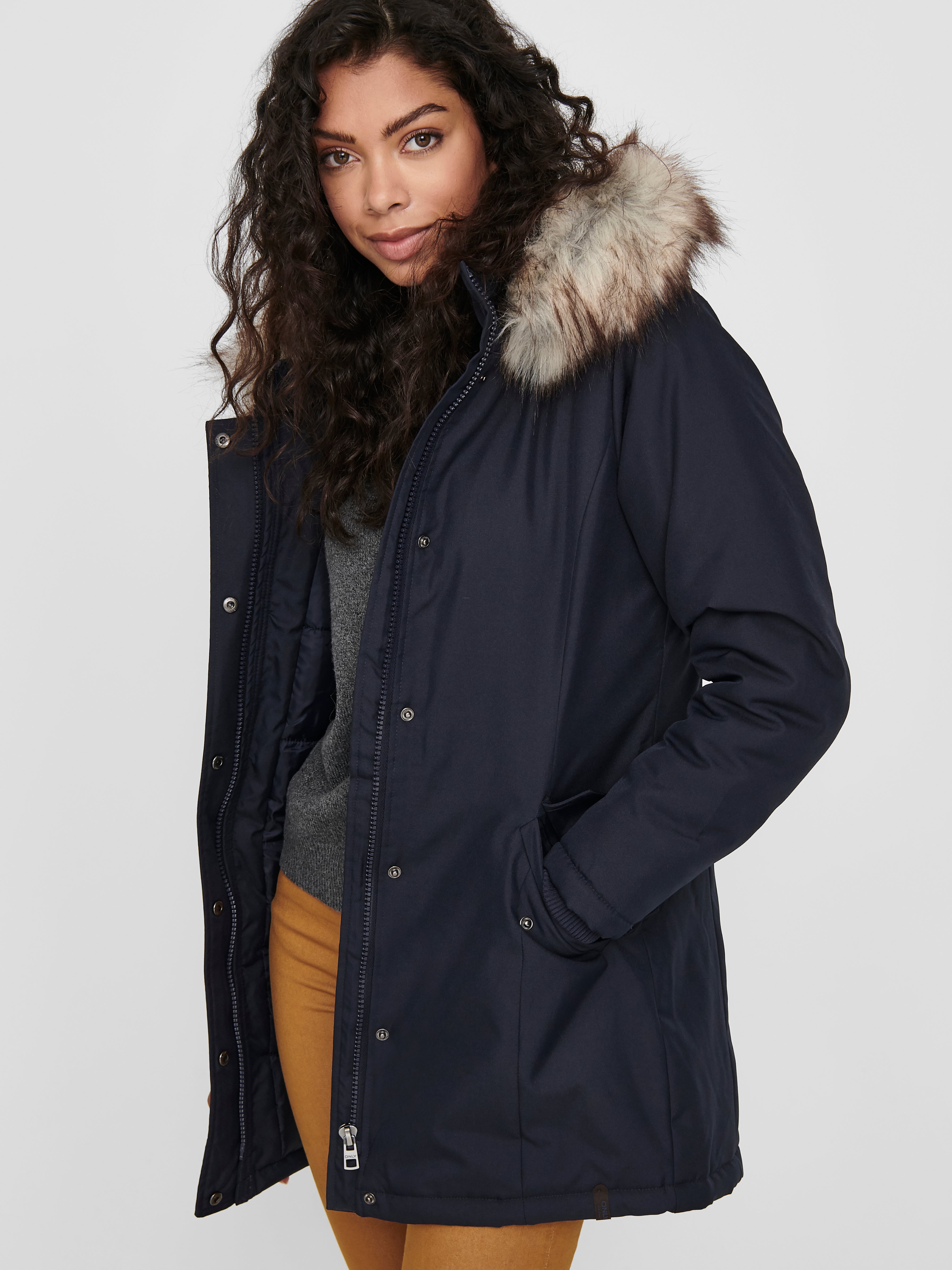 Solid Parka coat with 20 discount ONLY