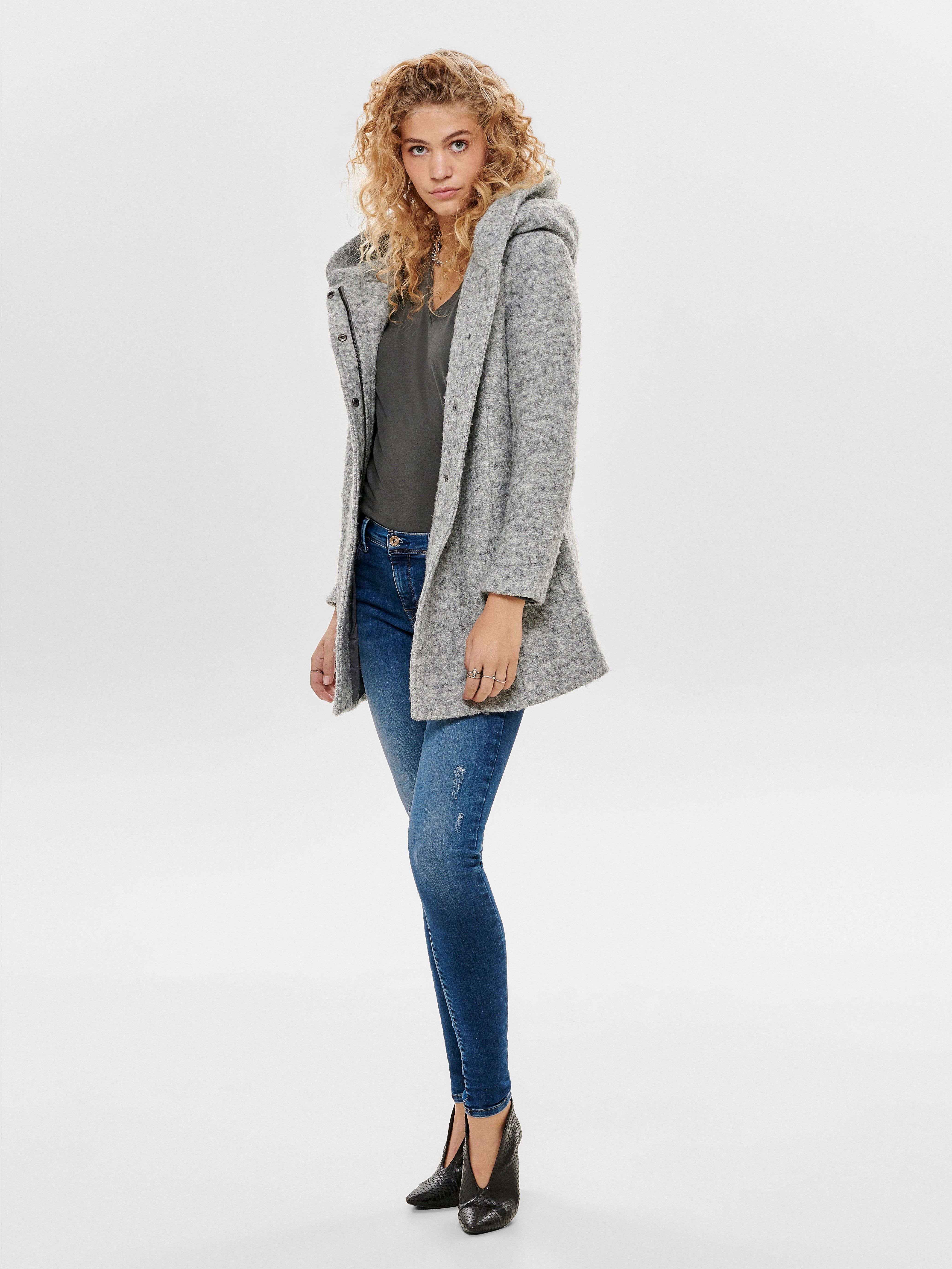ONLSEDONA Coat | Light Grey | ONLY® 
