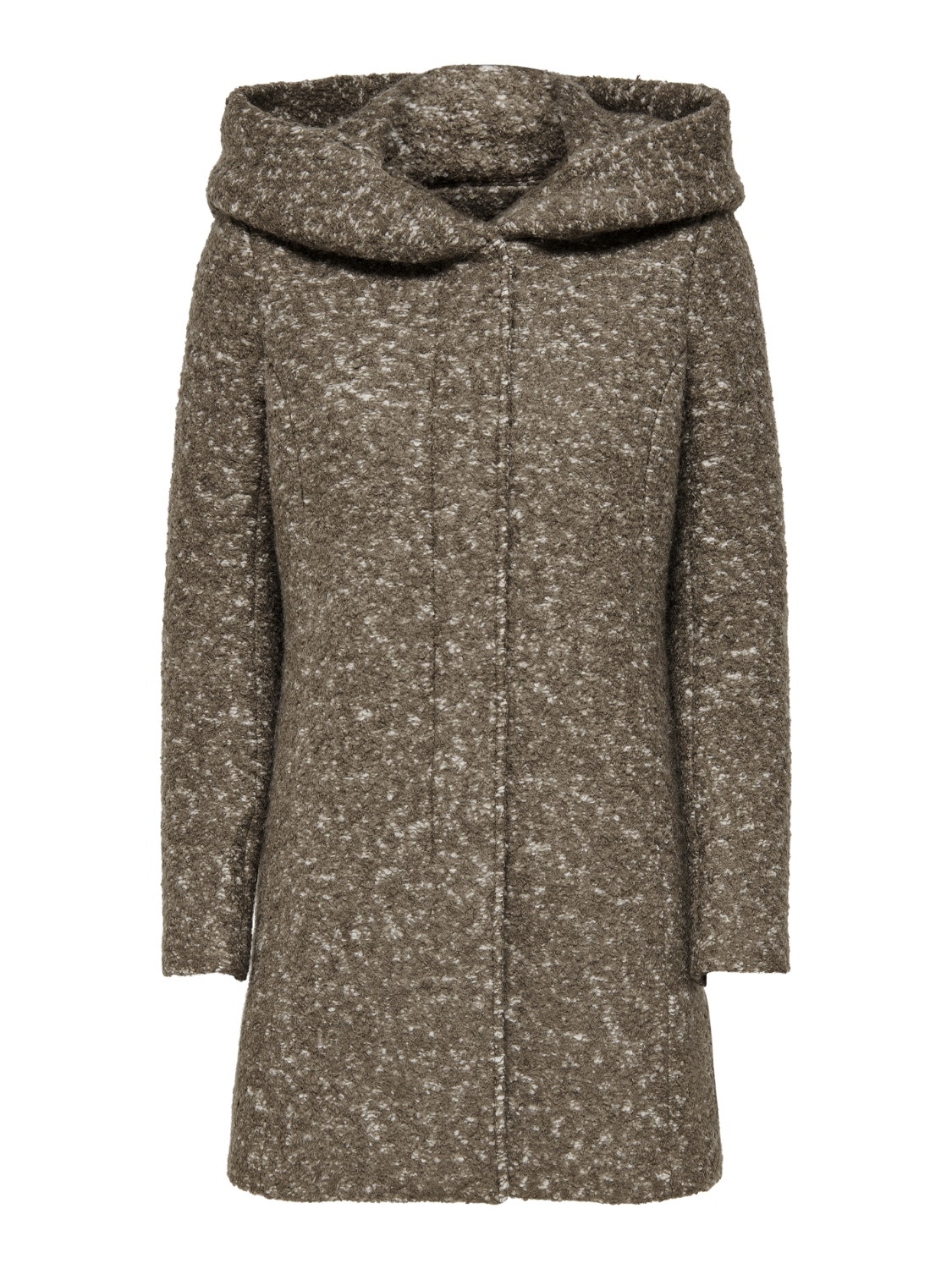 ONLY Wool blend Coat -Walnut - 15156578