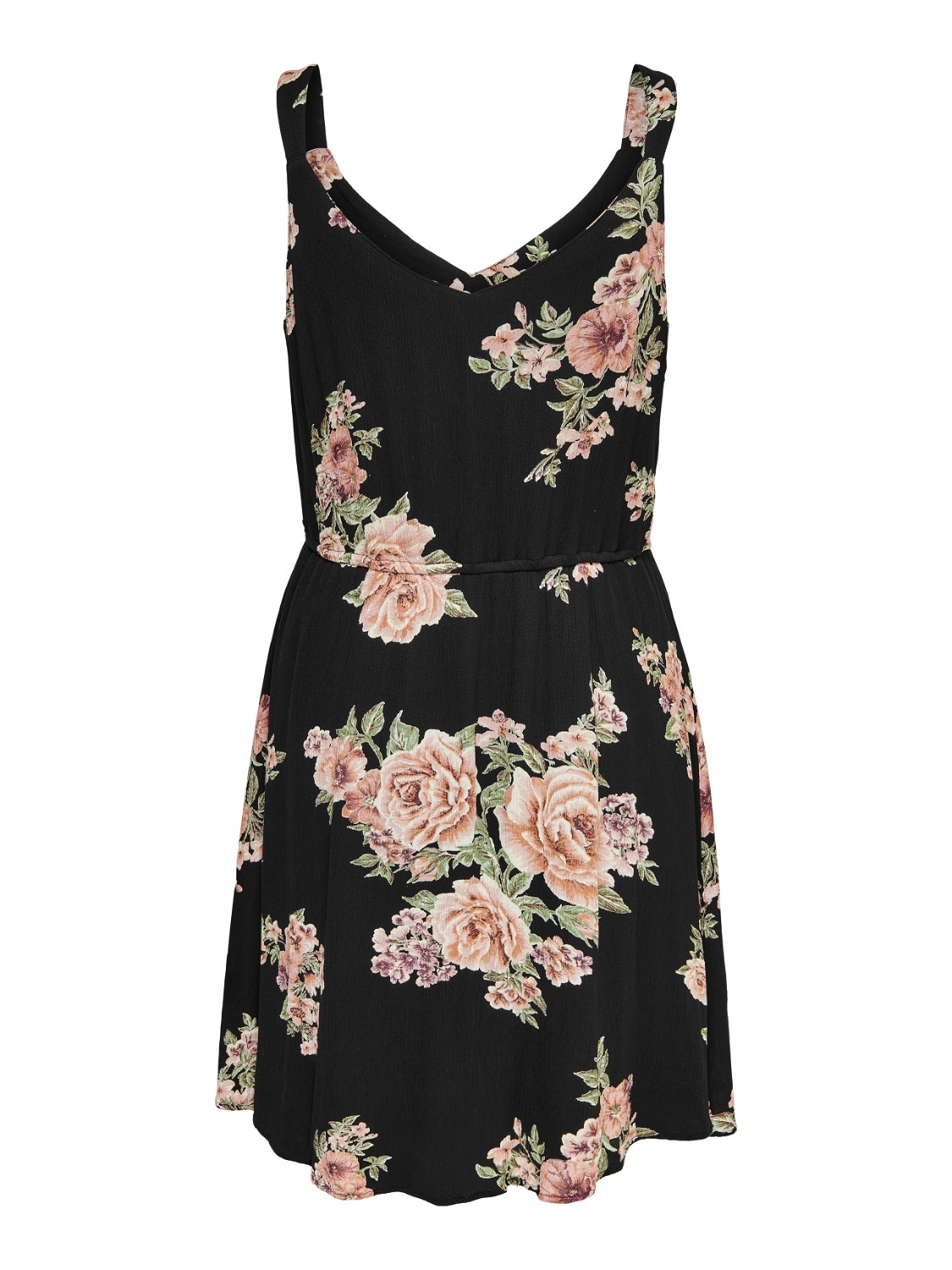 ONLY Blumenprint Kleid ohne Ärmel -Black - 15157655