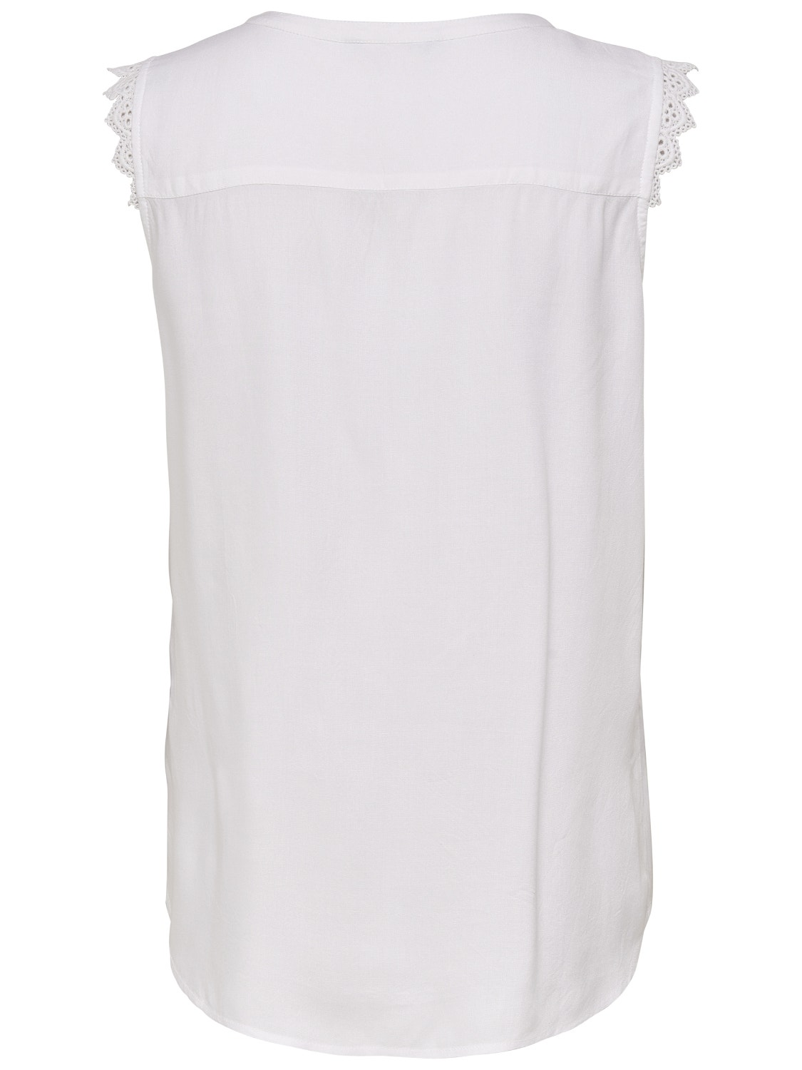 ONLY Avec finitions Top sans manches -White - 15157656