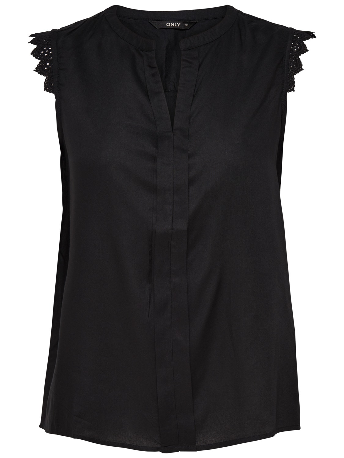ONLY Detailed Sleeveless Top -Black - 15157656