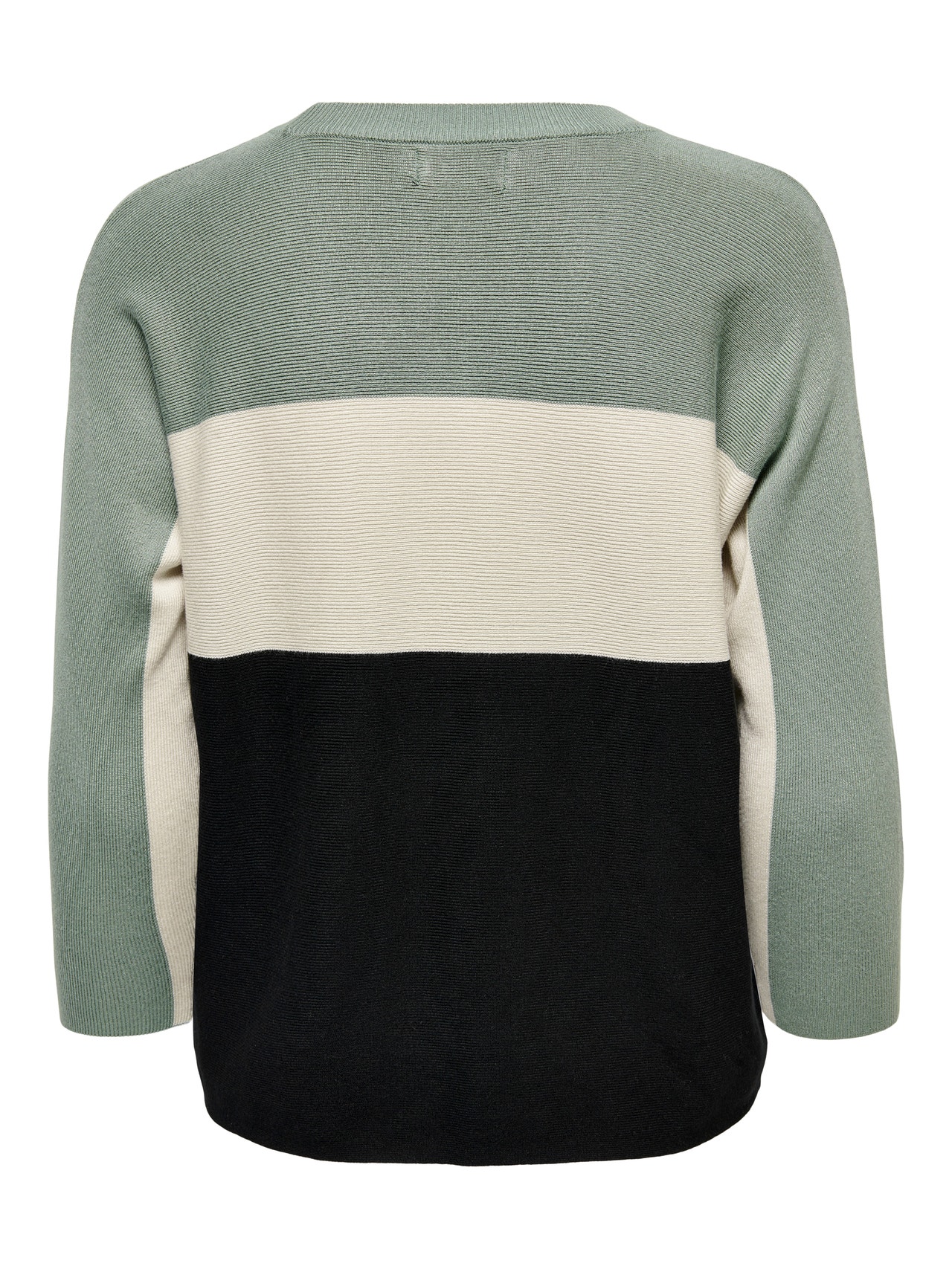 ONLY Contrast Knitted Pullover -Chinois Green - 15157863