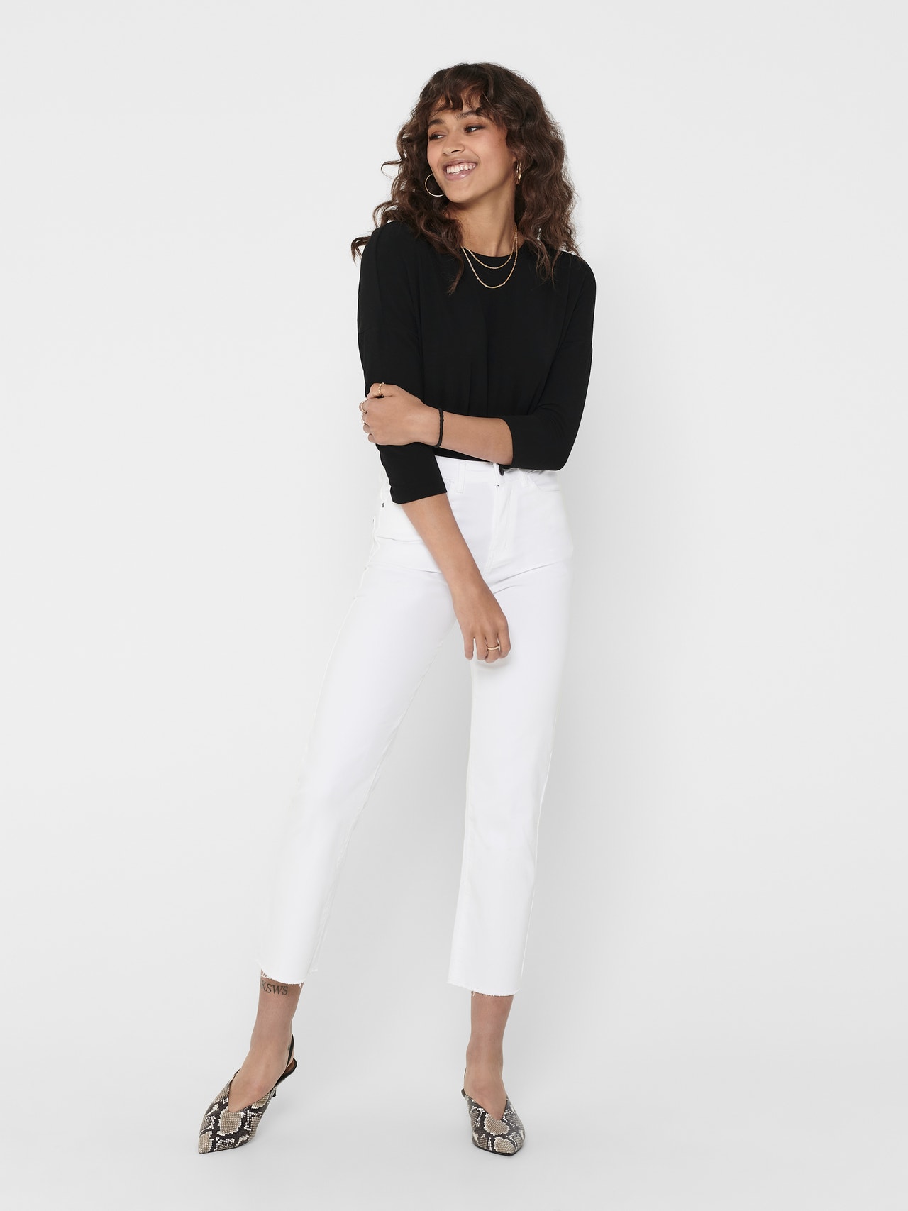ONLY Loose fitted top -Black - 15157920