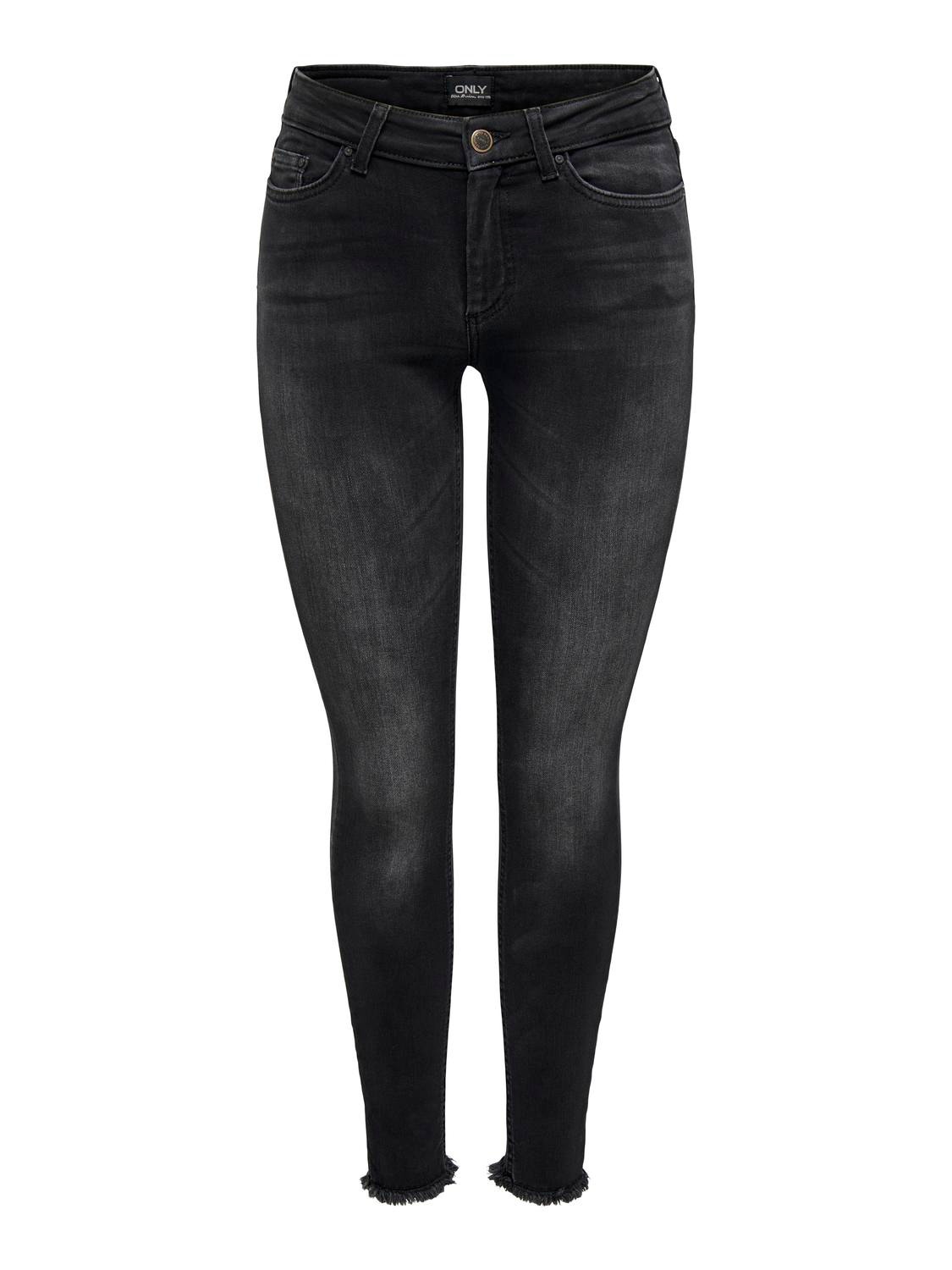 mid Skinny ONLBlush ankle Fit Schwarz Jeans | | ONLY®