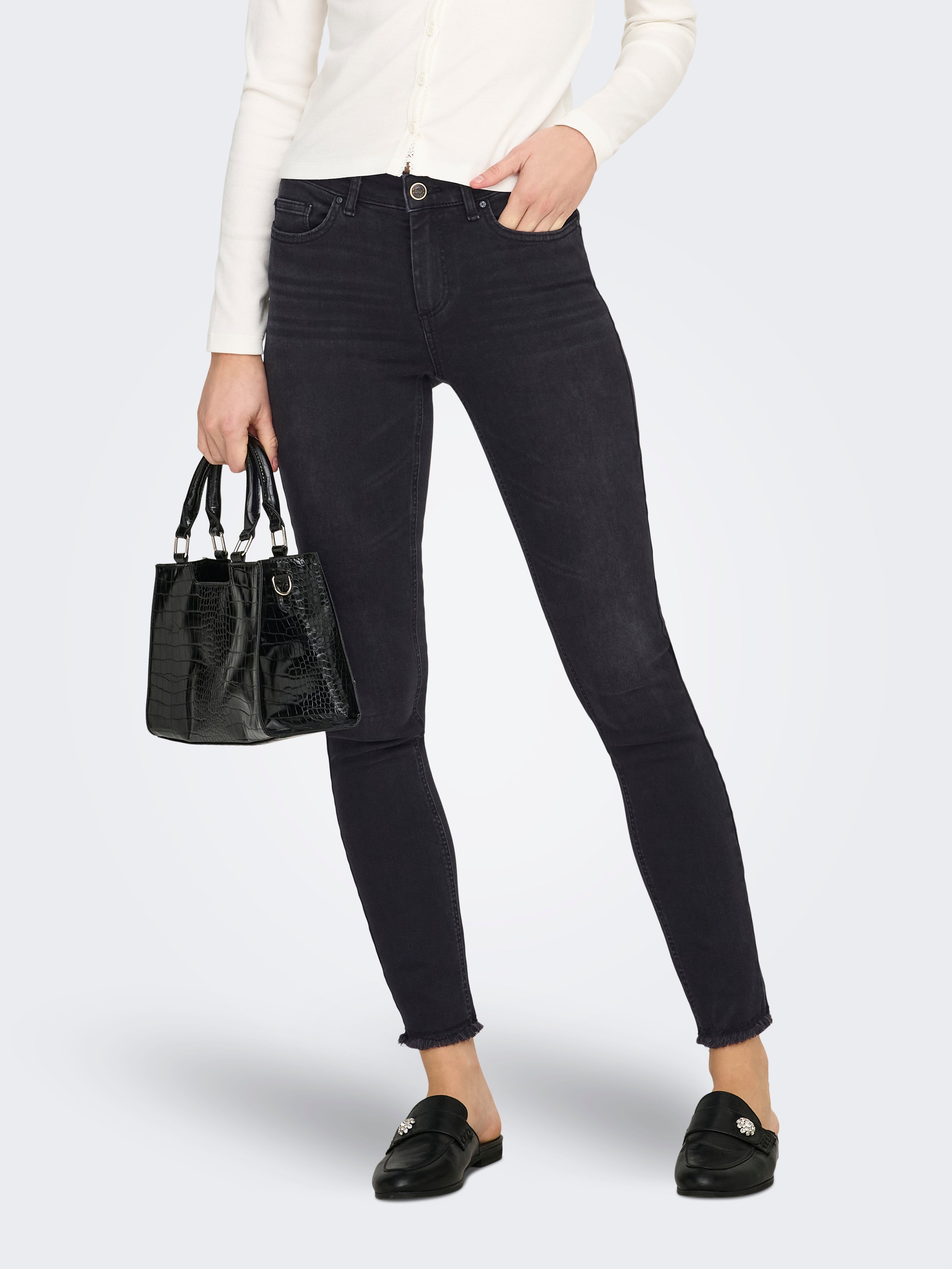 ONLY ONLBLUSH - Jeans Skinny Fit - light blue denim/lichtblauw denim ONLY ONLBLUSH - Jeans Skinny Fit - light blue denim/lichtblauw denim