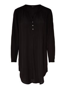 ONLY Effen Overhemd met lange mouwen -Black - 15158111