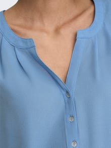 ONLY Enfärgad Långärmad skjorta -Provence - 15158111