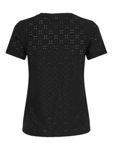 ONLY Normal geschnitten Rundhals T-Shirt -Black - 15158450