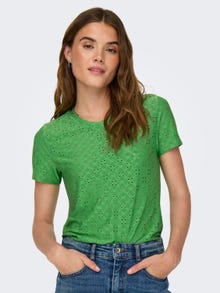 ONLY Regular fit O-hals T-shirts -Green Bee - 15158450