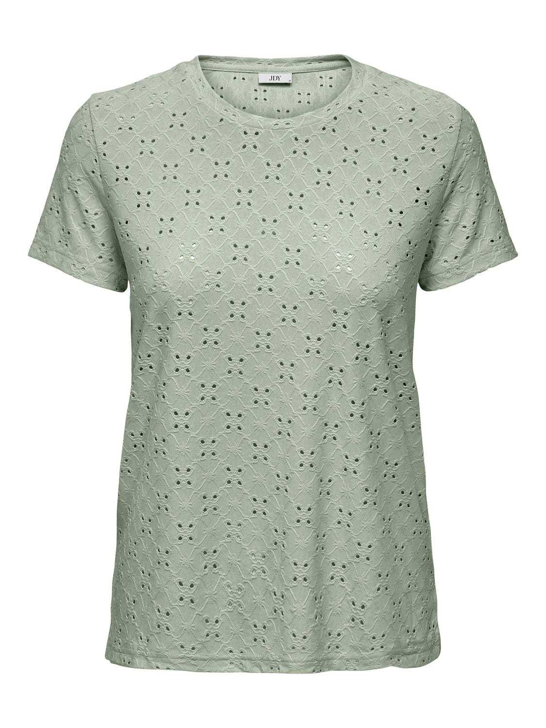 ONLY Normal geschnitten Rundhals T-Shirt -Desert Sage - 15158450